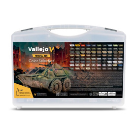 Sélection de 74 couleurs Model Air 18&nbsp;ml et 6 produits auxiliaires - VALLEJO 71171