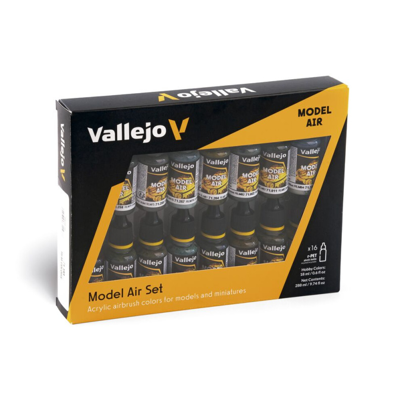 RLM Colors 16 x 18 ml - VALLEJO 71193