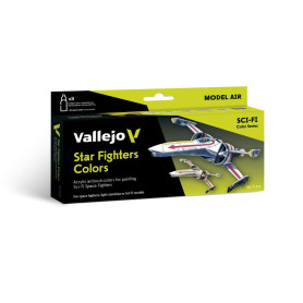 Set couleurs Star Fighters 18 ml - VALLEJO 71612