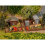 2 jardins ouvriers avec cabanon échelle N 1/160 - FALLER 272552