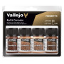 Pigments rouille et corrosion 4x 35 ml - VALLEJO 73194