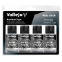 Set peinture Aluminium Dope WWI & Early WWII 4x 32 ml - VALLEJO 77603