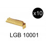 10x éclisses en métal - échelle G 1/22,5 - LGB 10001