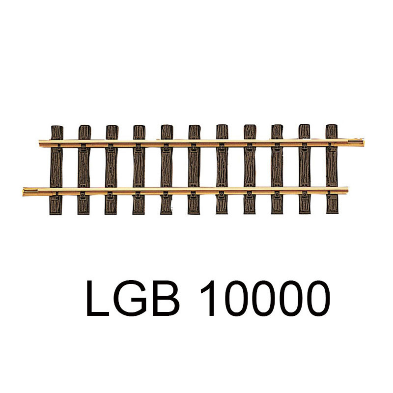 Rail droit 300 mm - échelle G 1/22,5 - LGB 10000
