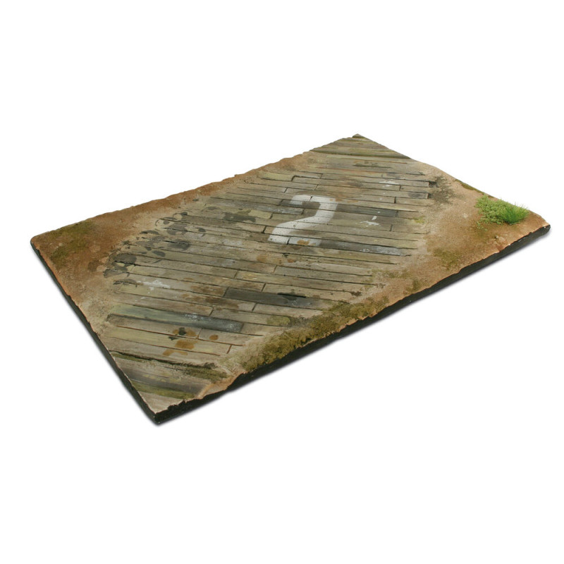 Surface de piste en bois 31x21 cm - échelle 1/35 - VALLEJO SC102