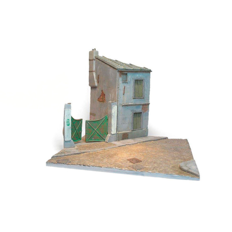 Diorama Rue française 14 x 14 cm - 1/35 - VALLEJO SC119