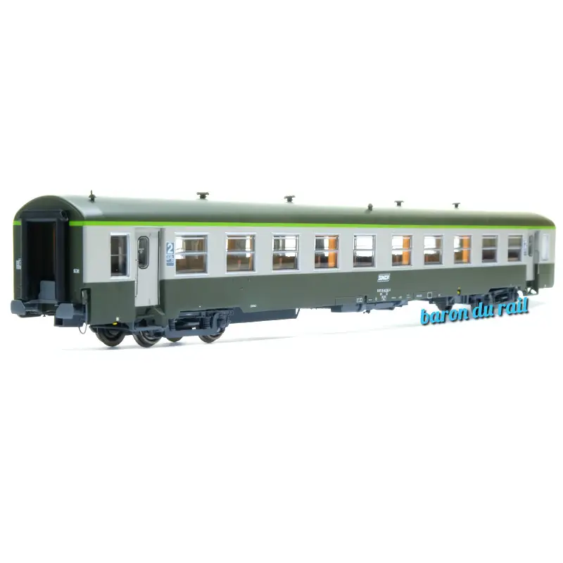 Voiture USI B10t U62 ép. IVb avec éclairage - HO 1/87 - LS Models 40034