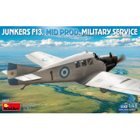 Junkers F13. Milieu de production. Service Militaire - 1/48 - MINIART 48011