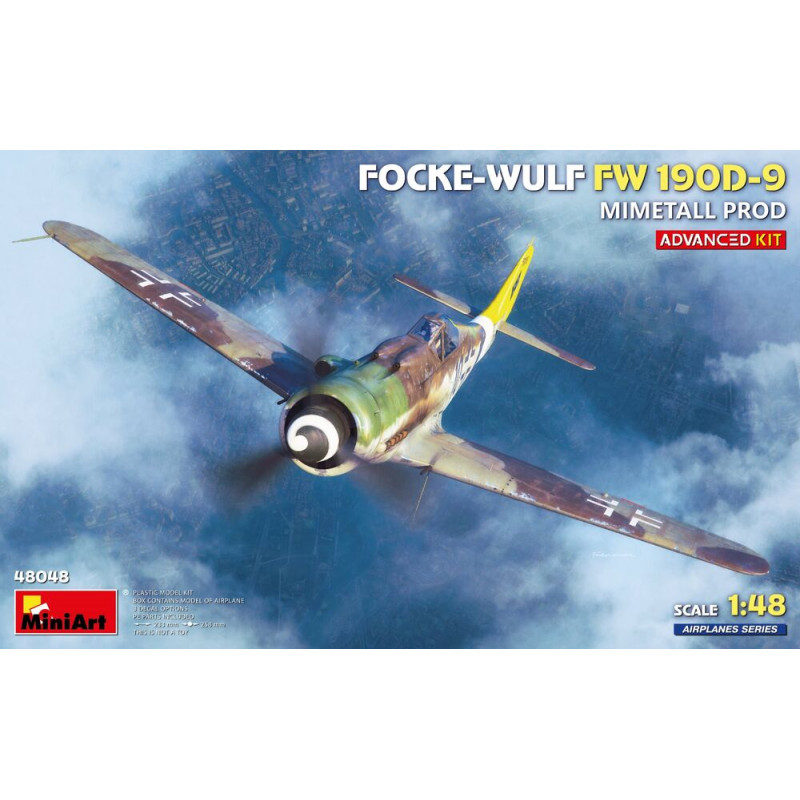 Focke-Wulf Fw 190D-9. Mimetall Prod. Kit avancé - 1/48 - MINIART 48048