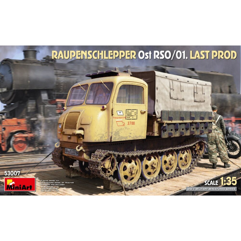 Tracteur à chenilles Ost RSO/01. Dernière production - 1/35 - MINIART 53007