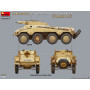 Sd.Kfz.234/3 Véhicule blindé lourd de reconnaissance Stummel Late - 1/35 - MINIART 53046