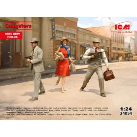 Gangsters (3 figurines) - 1/24 - ICM 24054