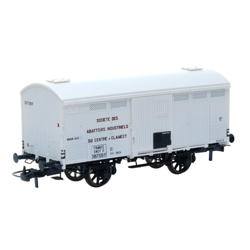 Wagon primeur ABATTOIR DE CLAMECY - PLM Ep.II - HO 1/87 - REE WB-768