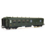 Voiture métallisée Ex-PLM B4D SNCF - ép. IIIb - HO 1/87 - REE VB-415