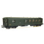 Voiture métallisée Ex-PLM B4D SNCF - ép. IIIb - HO 1/87 - REE VB-415