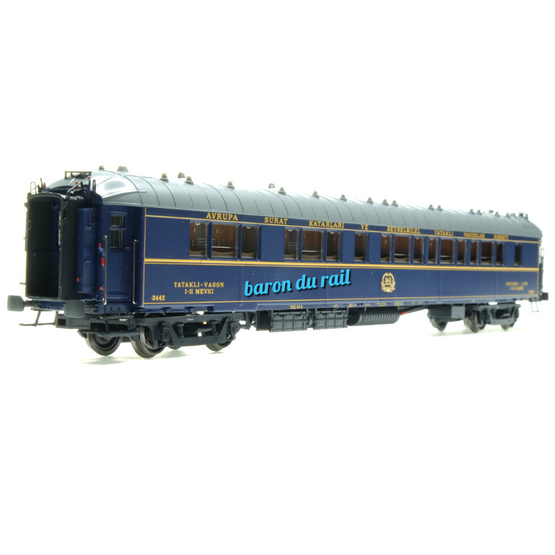 Voiture WL S1 CIWL 1956 ép. IIIbc avec éclairage - HO 1/87 - LS Models 49148