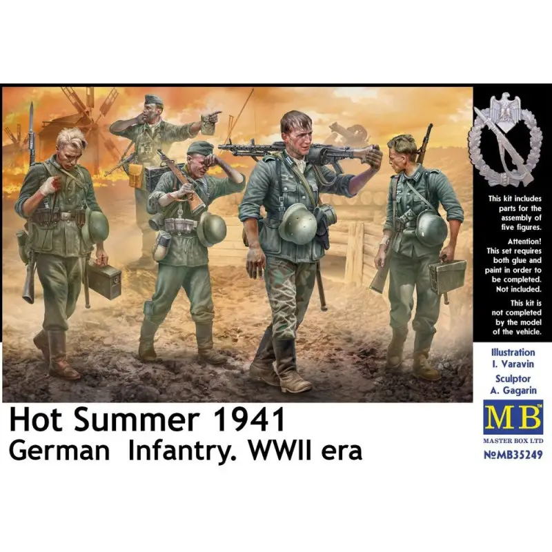 Infanterie allemande, été 1941 WWII - 1/35 - MASTER BOX 35249