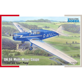 DH.94 Moth Minor Coupé «&nbsp;Avion de voyage et de sport&nbsp;» - 1/72 - SPECIAL HOBBY 100-SH72504