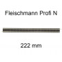 Rail droit 222 mm voie Profi N - FLEISCHMANN 9100