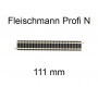 Rail droit 111 mm voie Profi N - FLEISCHMANN 9101