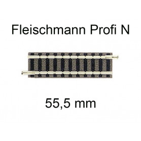 Rail droit 55,5 mm voie Profi N - FLEISCHMANN 9103