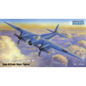 DH.98 Mosquito NF Mk.XV «&nbsp;Chasseur de nuit à haute altitude&nbsp;» - 1/72 - SPECIAL HOBBY 100-SH72544