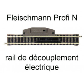 Rail de découplement électrique 111 mm voie Profi N - FLEISCHMANN 9112