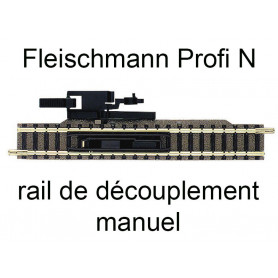 Rail de découplement manuel 111 mm voie Profi N - FLEISCHMANN 9114
