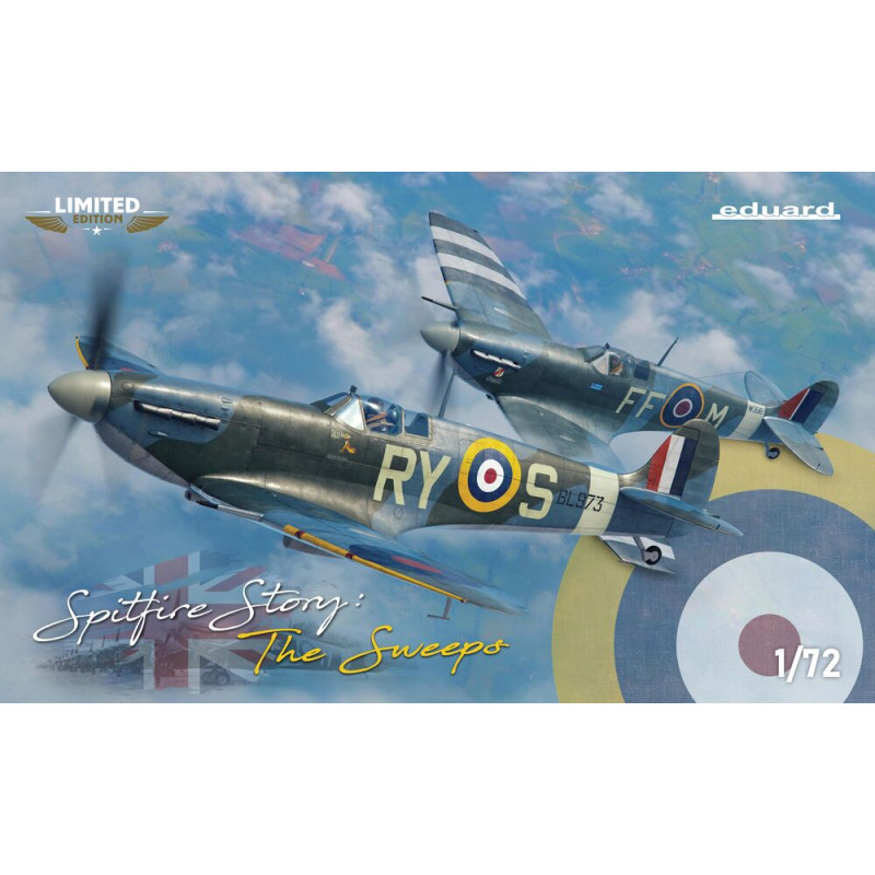 Spitfire Mk.Vb : Le combo double Sweeps - 1/72 - EDUARD 2154