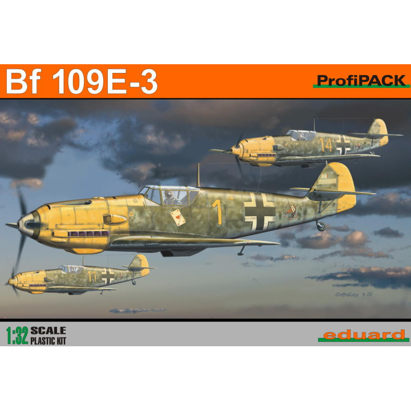 Messerschmitt Bf 109E-3 Profipack - 1/32 - EDUARD 3002