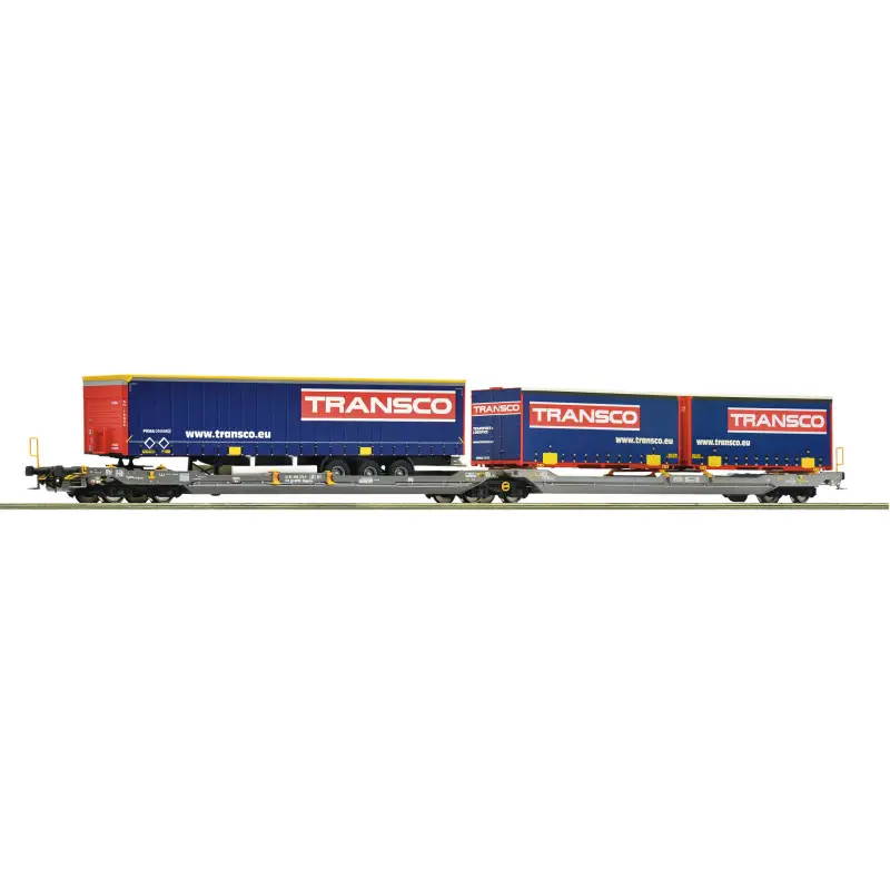 Wagon articulé à double compartiment T3000e, HUPAC ép. VI - HO 1/87 - ROCO 6600113