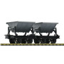 2x Wagons à basculement latéral - HOe 1/87 - ROCO 34600