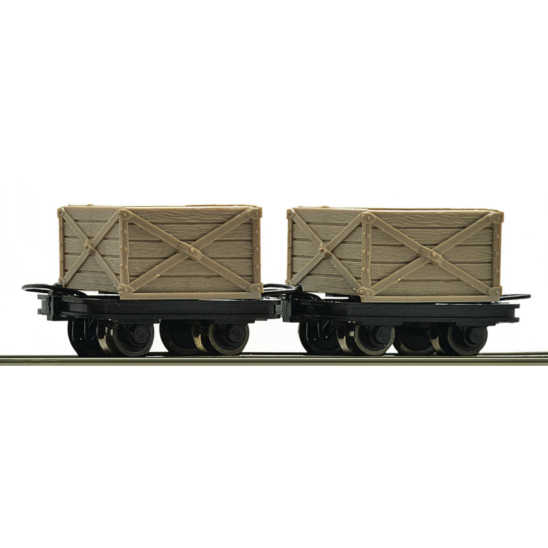 2x Wagons caisses - HOe 1/87 - ROCO 34603