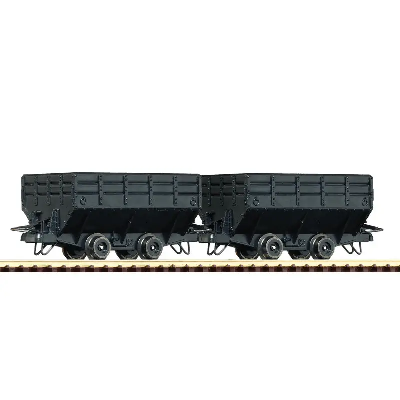 2x wagons de mine - HOe 1/87 - ROCO 34606