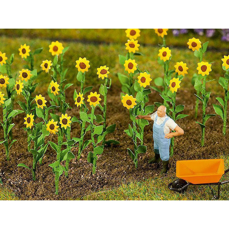 16 tournesols échelle HO 1/87 - FALLER 181256