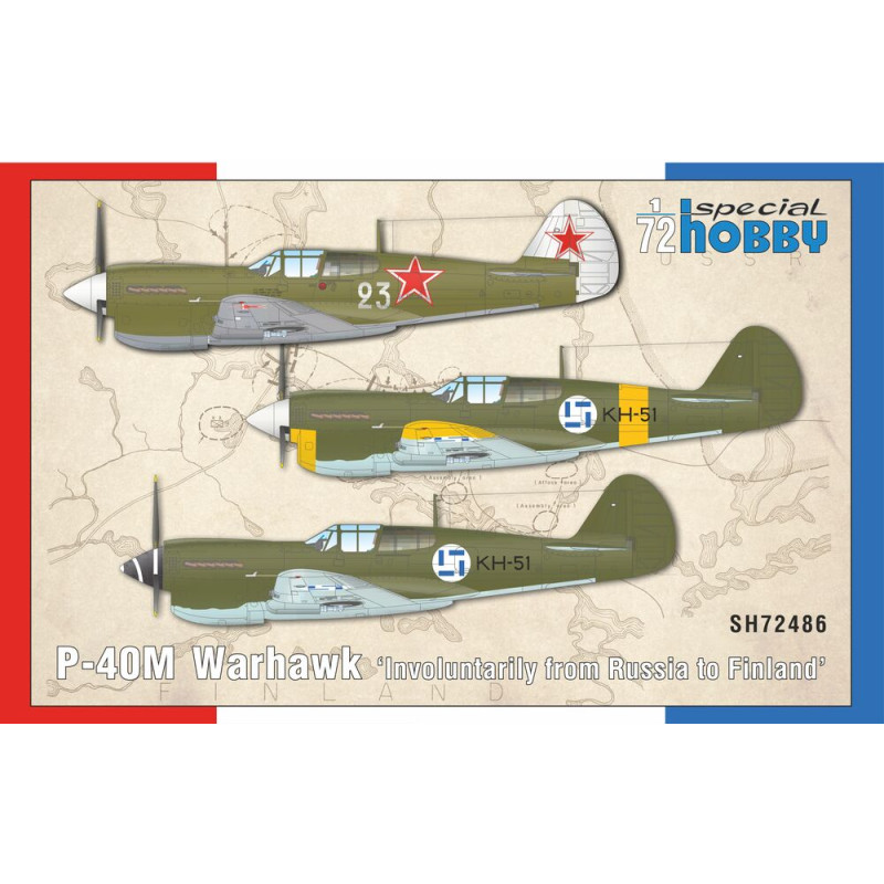 P-40M Warhawk « Involontairement de Russie en Finlande » - 1/72 - SPECIAL HOBBY 100-SH72486