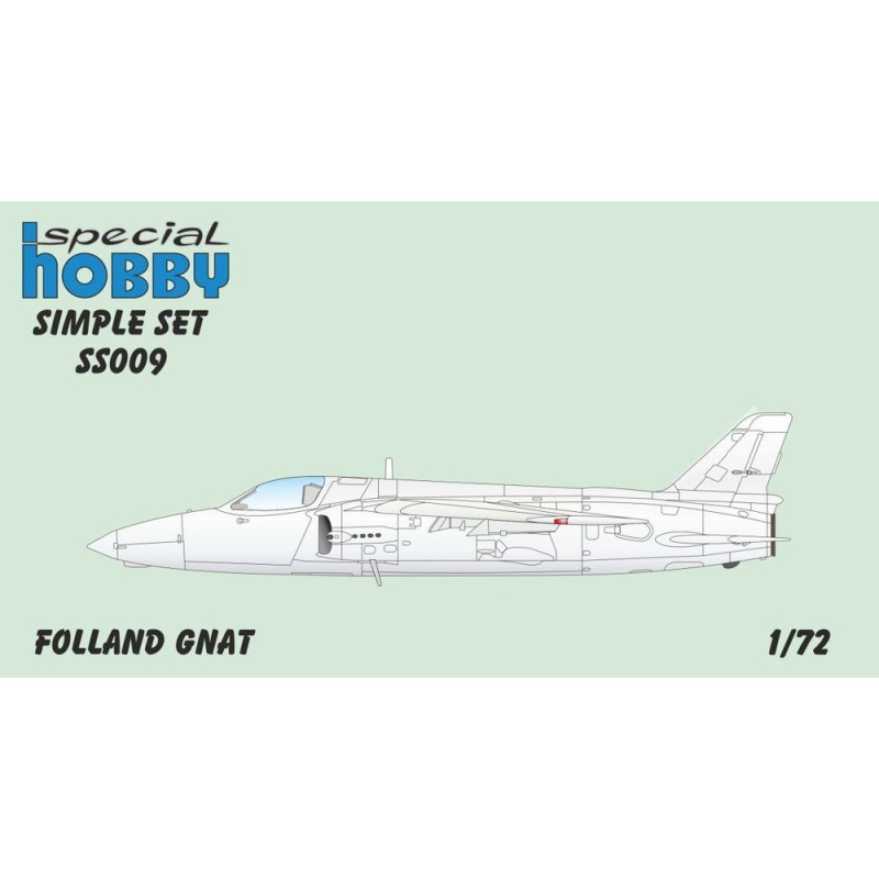 Folland Gnat Simple Set - 1/72 - SPECIAL HOBBY 100-SS009
