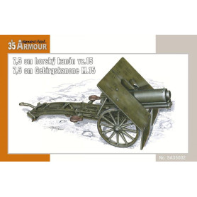 Canon horsky vz.15 de 7,5 cm (7,5 cm Gebirskan M.15 / 7,5 cm) - 1/35 - SPECIAL HOBBY 100-SA35002