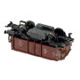 Wagon de nettoyage des rails DB - HO 1/87 - TRIX 24050