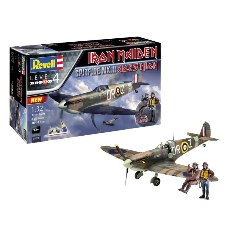 Sptitfire MK.II "ACES HIGH" Iron Maiden Kit Complet - échelle 1/32 - REVELL 05688