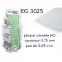 Evergreen EG3025 - (x1) plaque styrène rainurée Passenger Car HO - 0.64 mm