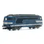 Locomotive diesel BB 67381 patinée SNCF digitale - N 1/160 - MINITRIX 12190