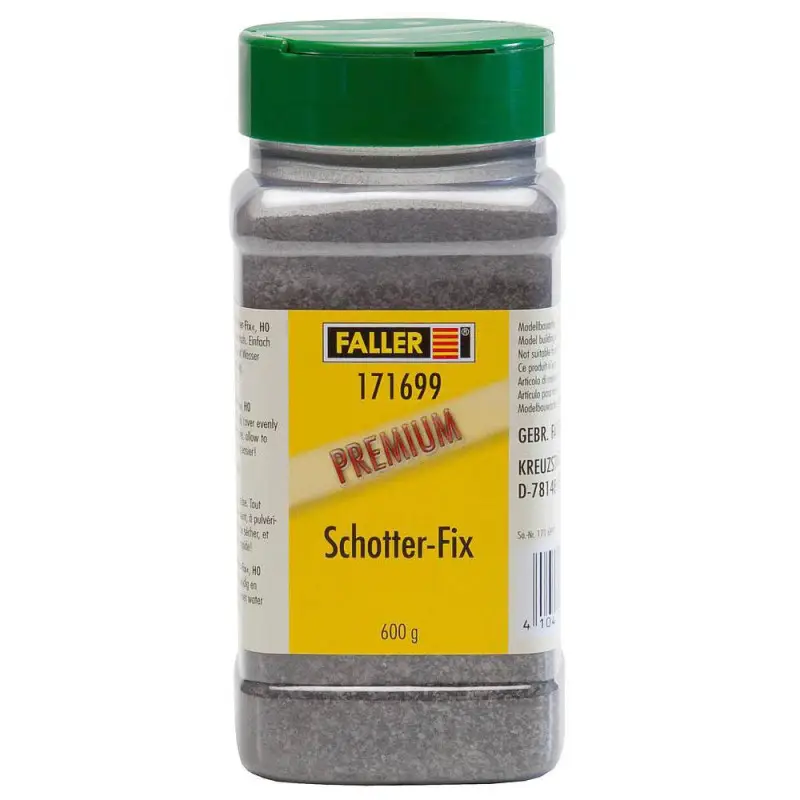 Ballast premium, gris moyen 0,5-1,0mm 600g - HO 1/87 - FALLER 171699