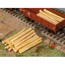 20x troncs d'arbre pour chargement - HO 1/87 - FALLER 180925