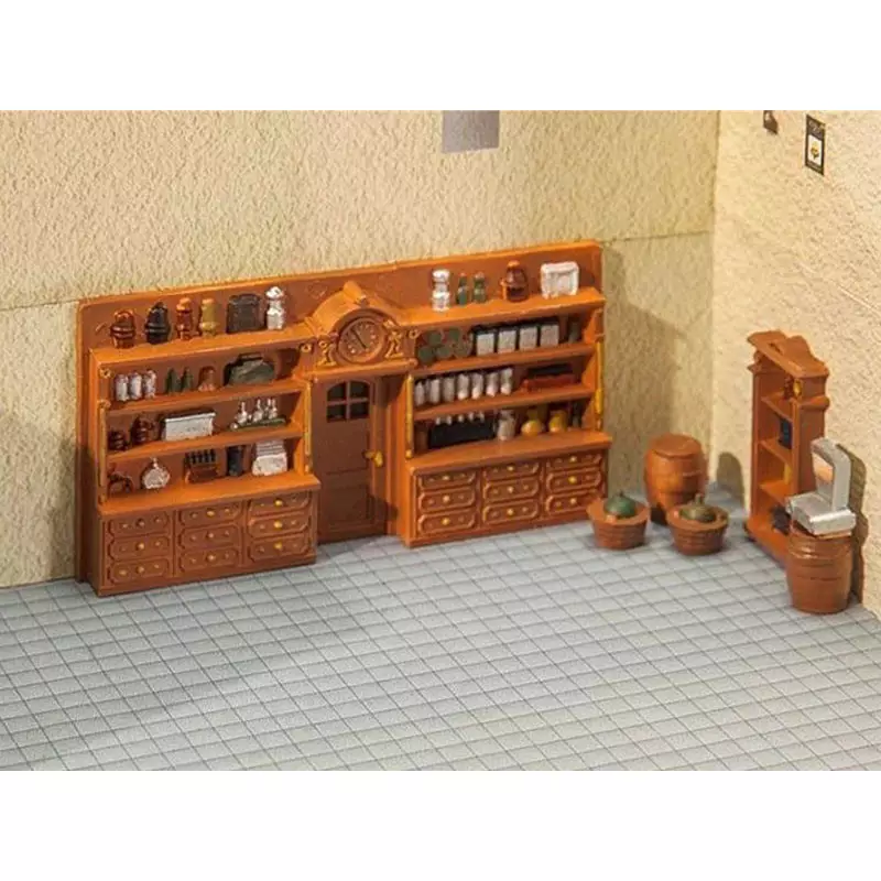 Aménagement de magasin ancien - HO 1/87 - FALLER 180923