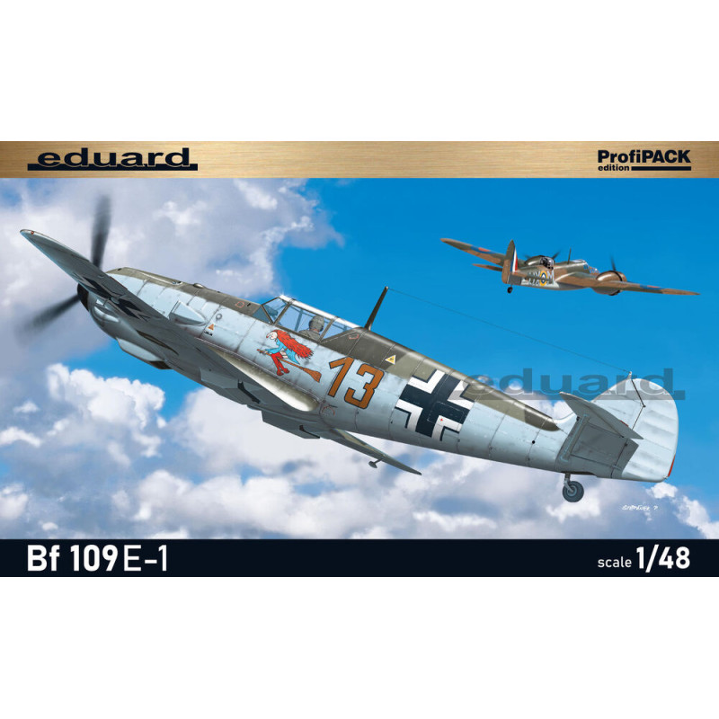 Messerschmitt Bf 109E-1, Profipack - 1/48 - EDUARD 8261