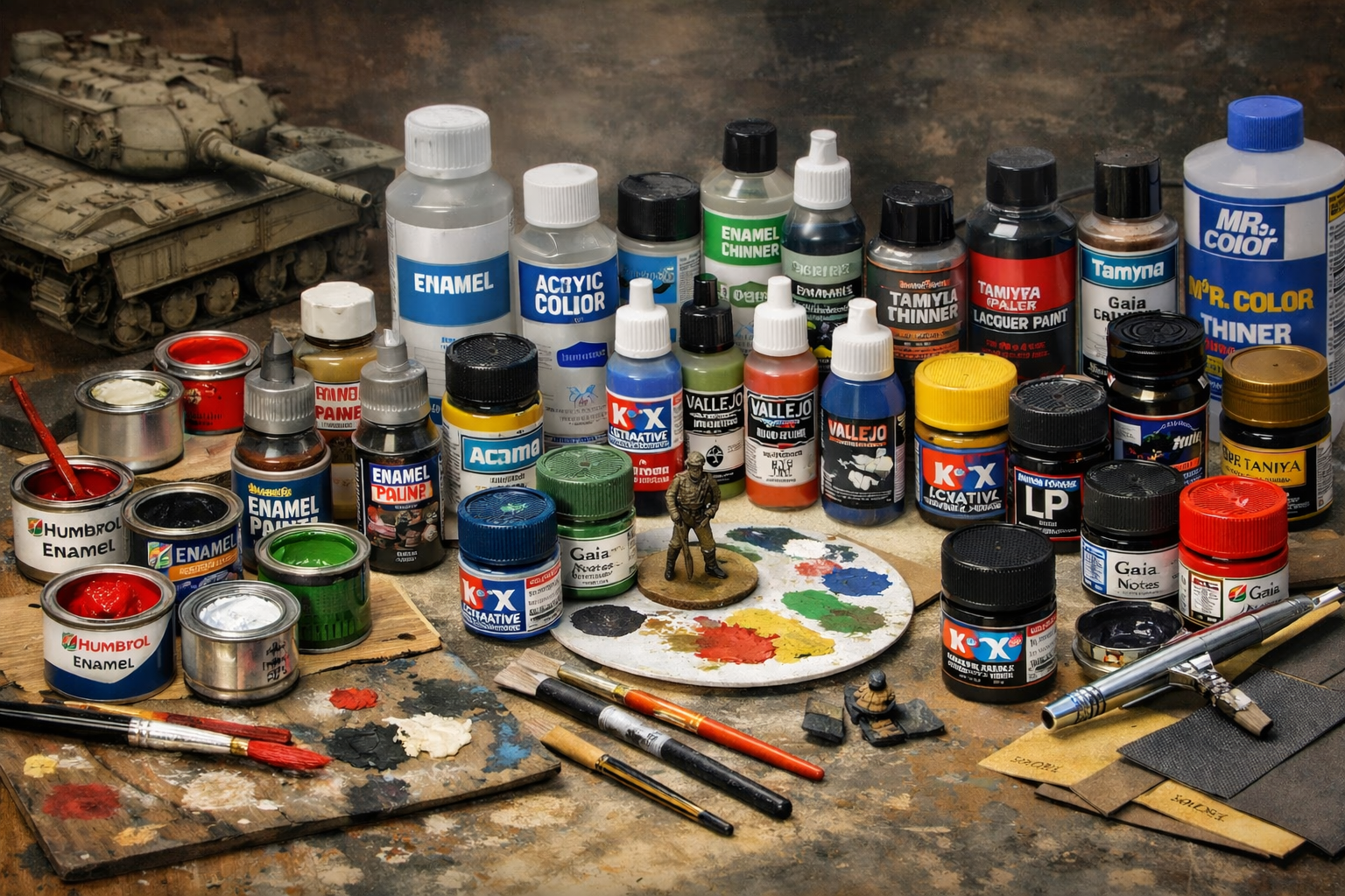 Peintures acryliques, émaillées ou lacquées : laquelle choisir ?