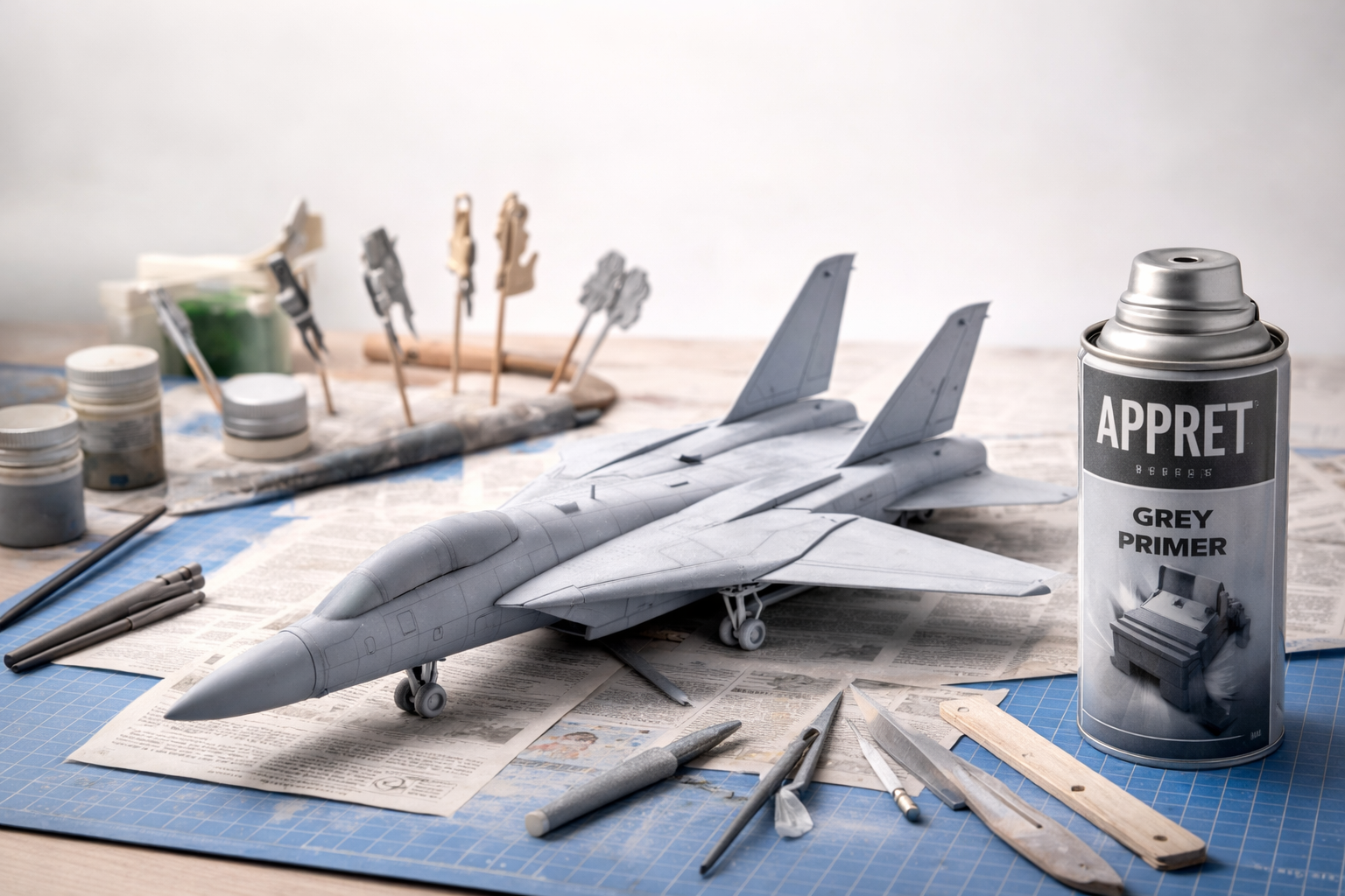 L'apprêt en modélisme : pourquoi et comment apprêter sa maquette ?