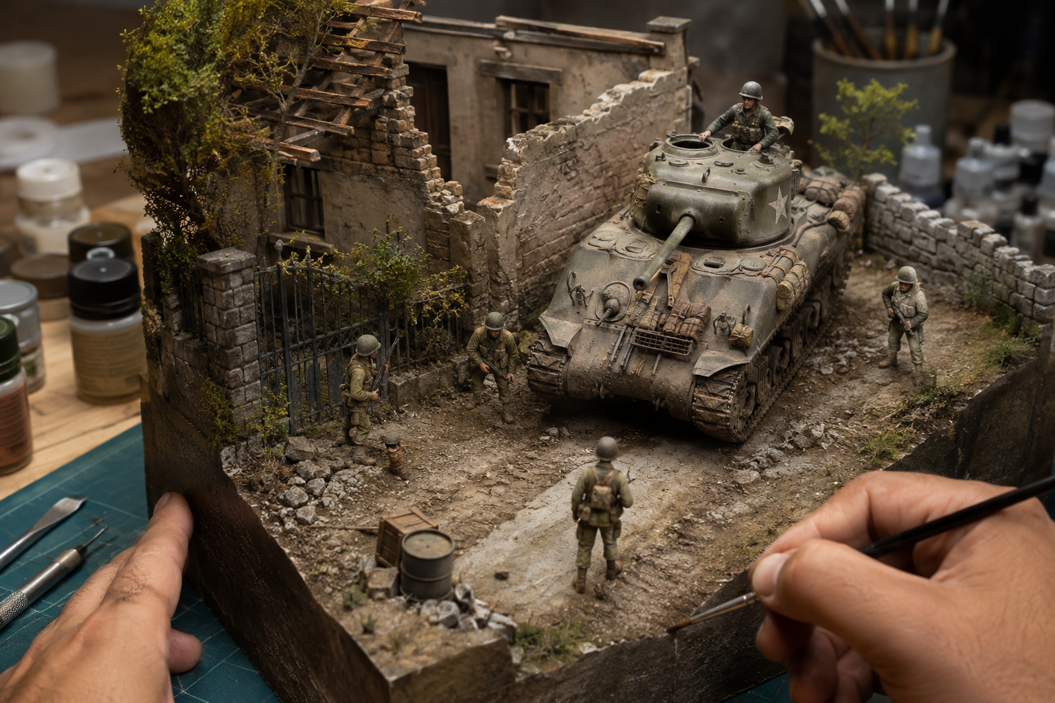 Réaliser un diorama militaire de A à Z